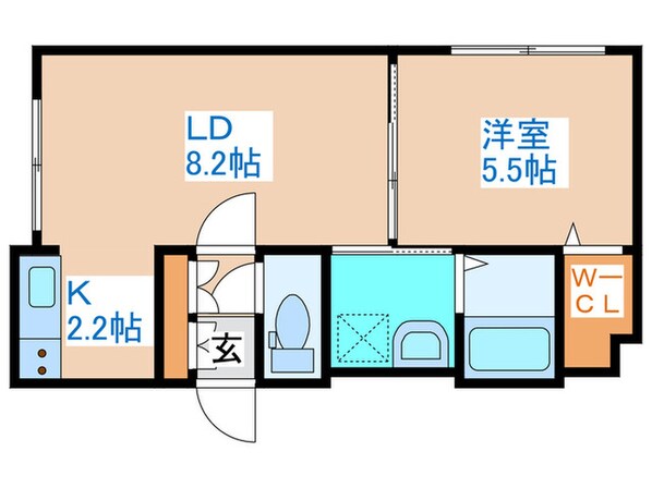 ルミエール廉７の物件間取画像